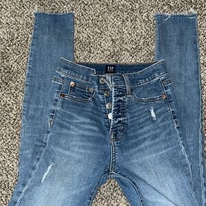 Gap - True Skinny - blue jeans - size 25